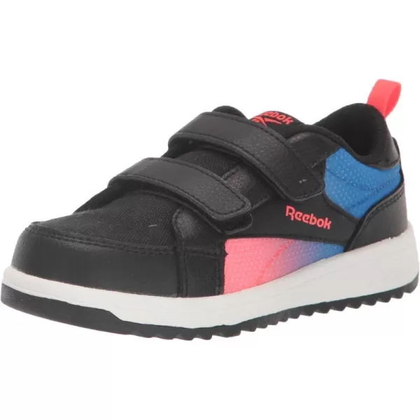 imageReebok UnisexChild Weebok Clasp Low SneakerCobaltBlackNeon Cherry