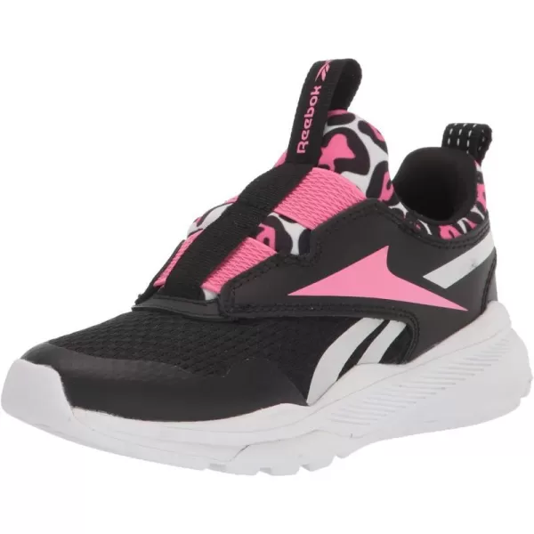 imageReebok UnisexChild Xt Sprinter Slip on Running ShoeBlackTrue Pink