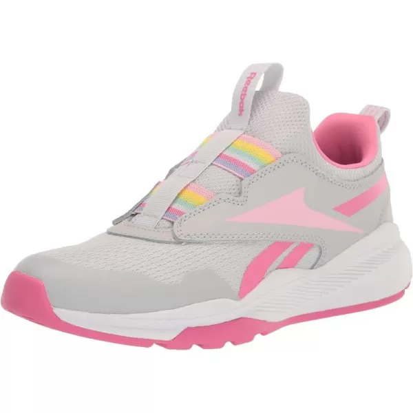 imageReebok UnisexChild Xt Sprinter Slip on Running ShoePure GreyTrue PinkWhite