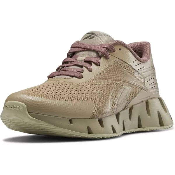 imageReebok UnisexChild Zig Dynamica 20 Sneaker in Jurassic WorldSand BeigeTaupe