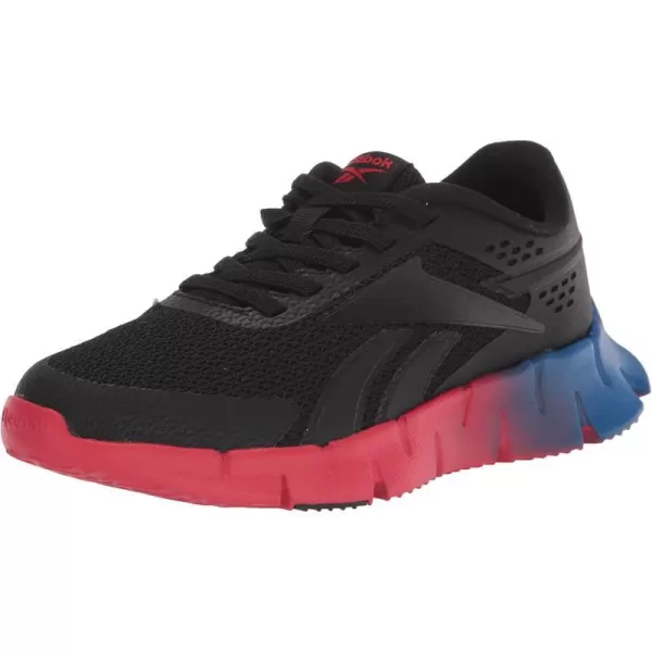 imageReebok UnisexChild Zig Dynamica 20 SneakerBlackVector BlueVector Red