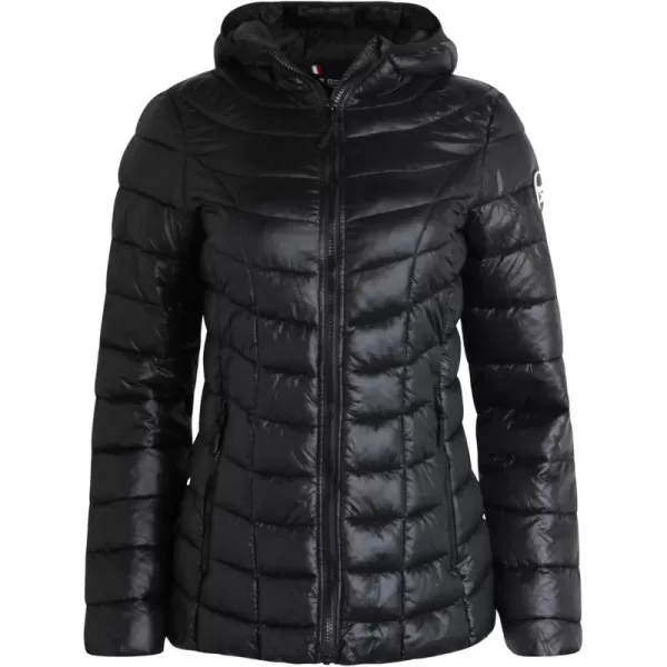 imageReebok Women Jacket  Packable Quilted Puffer Coat  Casual Jacket for Women SXLBlack Cire