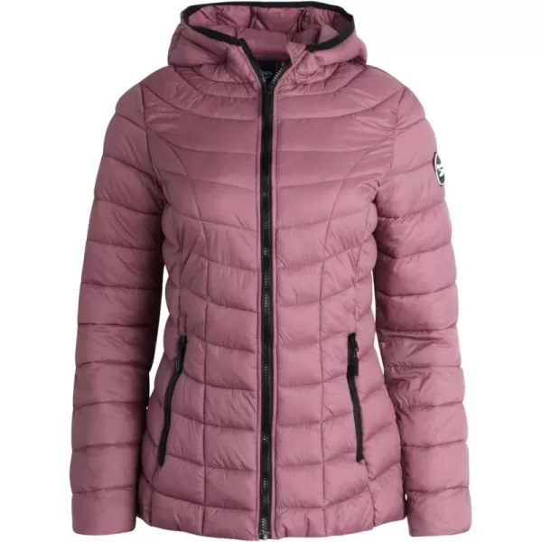 imageReebok Women Jacket  Packable Quilted Puffer Coat  Casual Jacket for Women SXLDark Dusty Rose