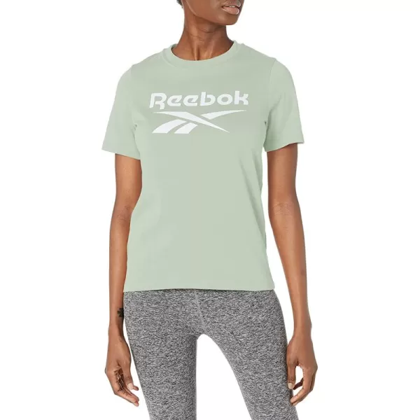 imageReebok Womens Big Logo Tee in Light Sage