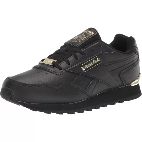 imageReebok Womens Classic Harman Run SneakerBlackGold Metallic