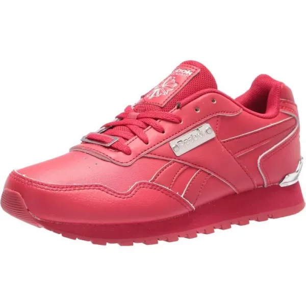 imageReebok Womens Classic Harman Run SneakerFlash RedSilver Metallic