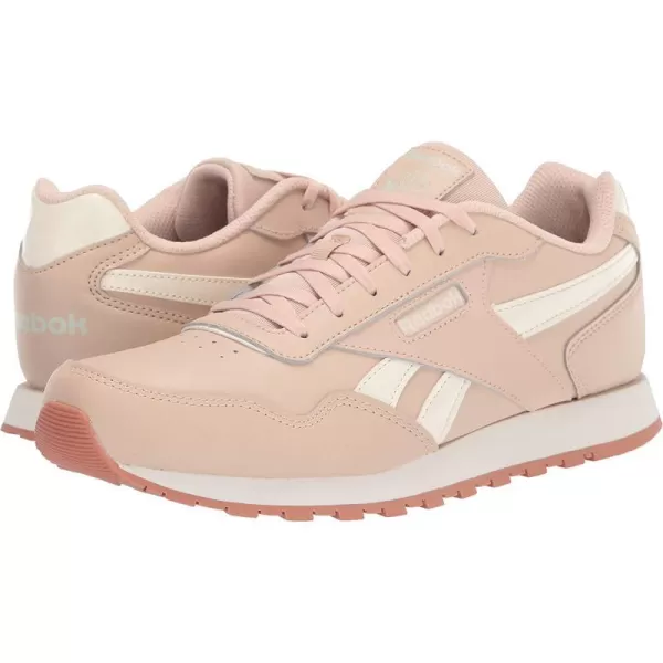 imageReebok Womens Classic Harman Run SneakerSoft EcruChalkCanyon Coral