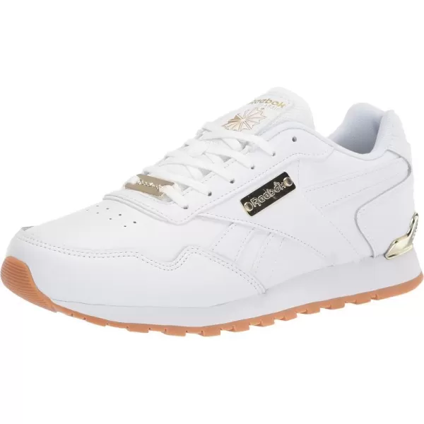 imageReebok Womens Classic Harman Run SneakerWhiteGold Metallic