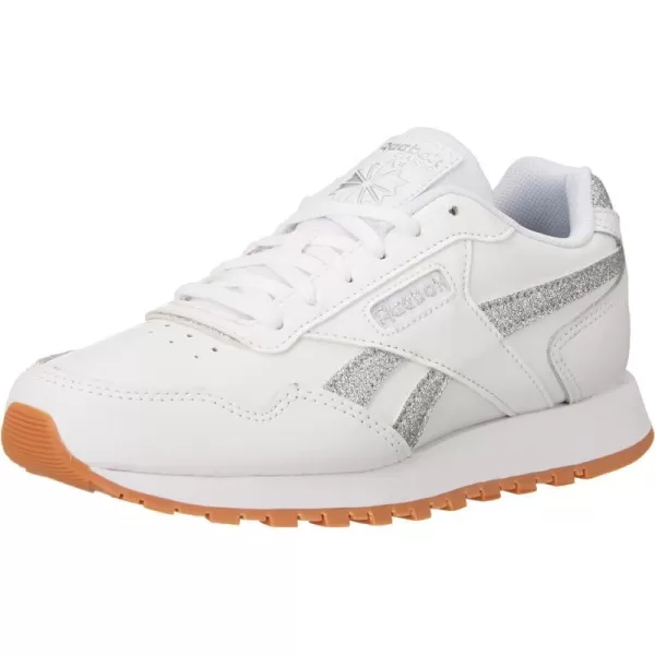 imageReebok Womens Classic Harman Run SneakerWhiteSilver MetallicGum