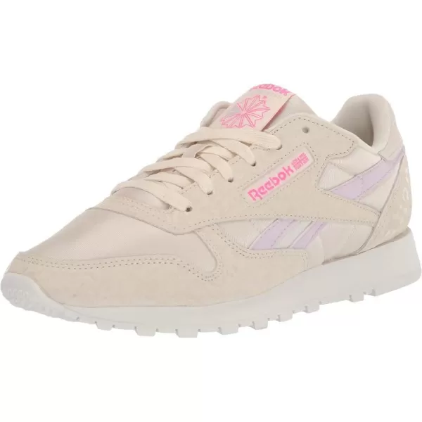 imageReebok Womens Classic Leather Ripple SneakersAlabasterChalkQuartz Glow