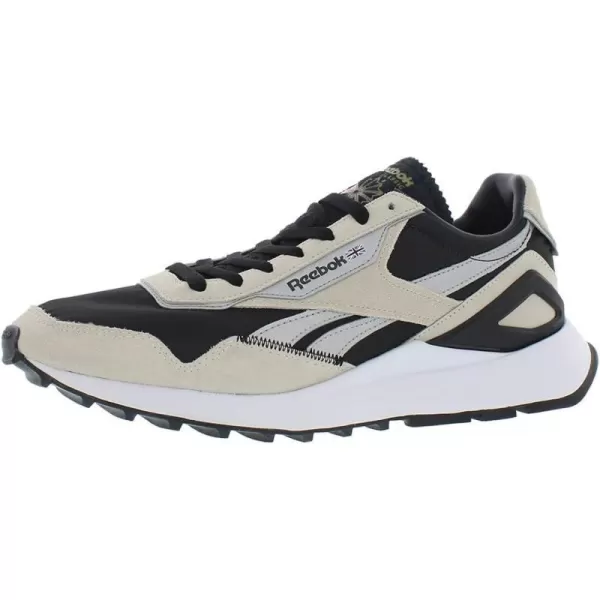 imageReebok Womens Classic Leather Ripple SneakersBlackBeigeWhite