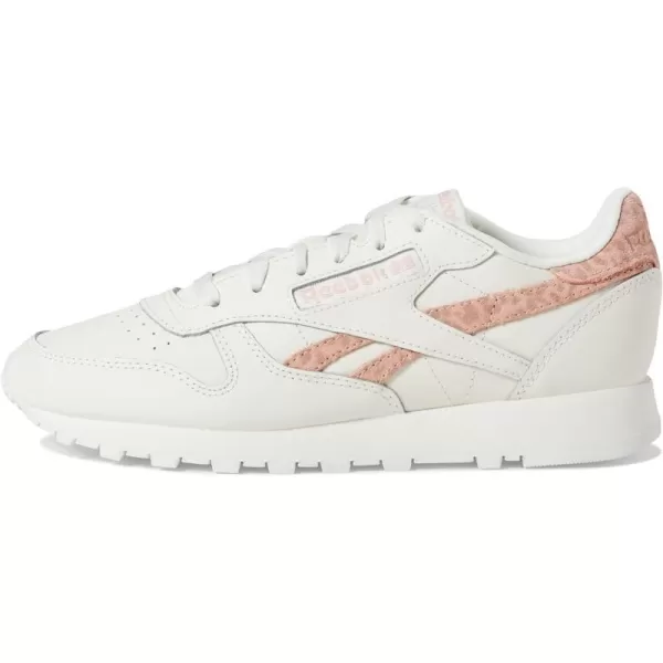 imageReebok Womens Classic Leather Ripple SneakersChalkAura Orange