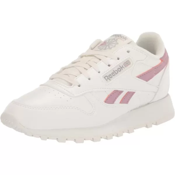 imageReebok Womens Classic Leather Ripple SneakersChalkChalkInfused Lilac