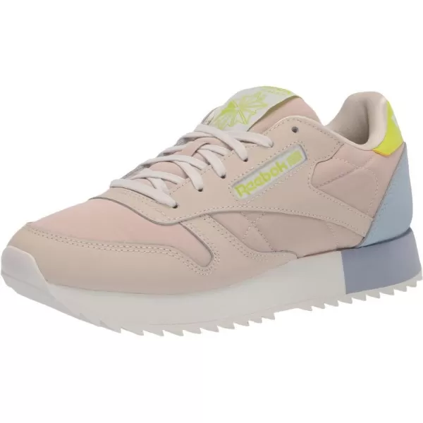 imageReebok Womens Classic Leather Ripple SneakersModern BeigeGable GreyChalk