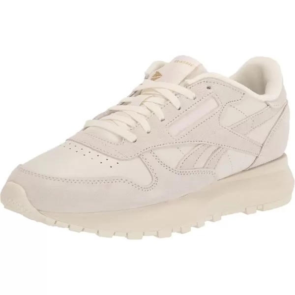 imageReebok Womens Classic Leather Sneaker in Chalk and Pixel Pink