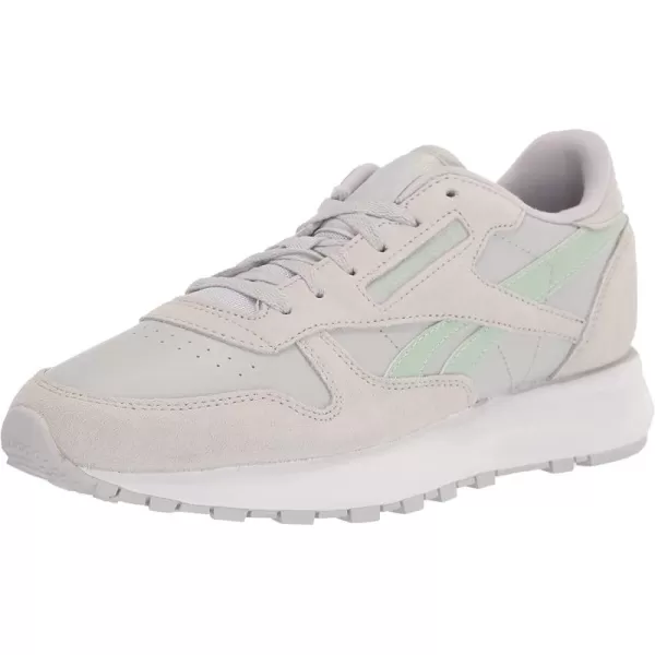 imageReebok Womens Classic Leather Sneaker in Pure Grey and Light Sage