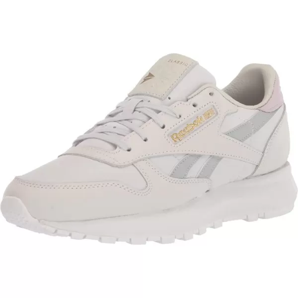 imageReebok Womens Classic Leather Sp SneakerCold GreyPure GreyQuartz Glow