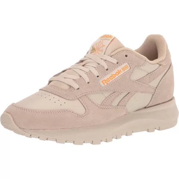 imageReebok Womens Classic Leather Sp SneakerModern BeigeStuccoPeach Fuzz