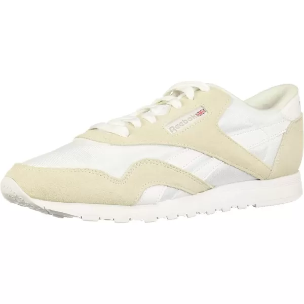 imageReebok Womens Classic Nylon Casual Shoes in Classic White and Light Grey