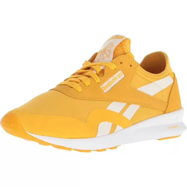 imageReebok Womens Classic Nylon Casual Shoes in Fierce Gold and White