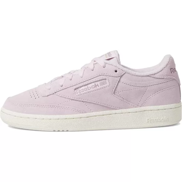 imageReebok Womens Club C 85 Vintage Walking Shoe in Pixel PinkInfused LilacChalk