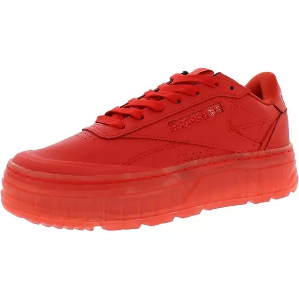 imageReebok Womens Club C Double Geo SneakerInstinct RedInstinct RedInstinct Red