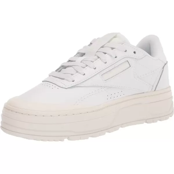 imageReebok Womens Club C Double Geo SneakerWhiteChalk