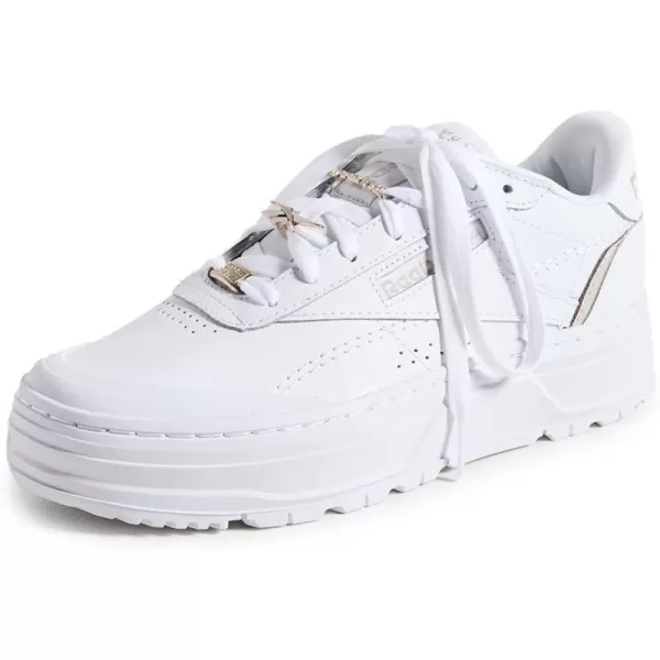 imageReebok Womens Club C Double Geo SneakerWhiteWhiteMoonstone