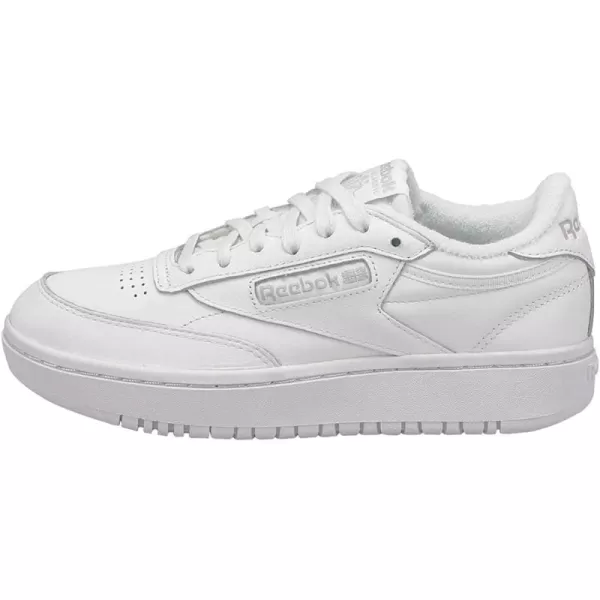 imageReebok Womens Club C Double Sneaker  WhiteCold Grey