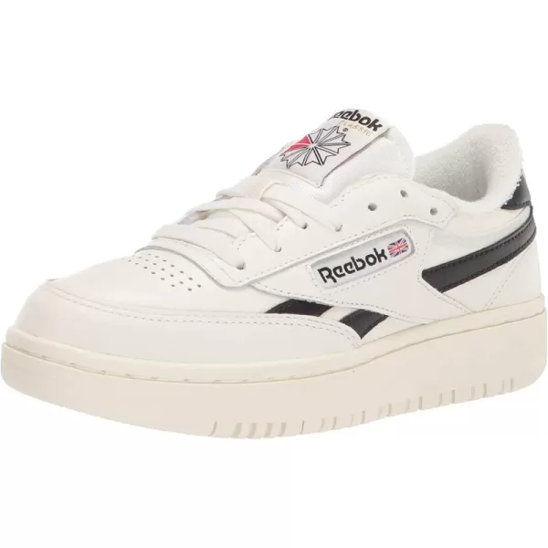 imageReebok Womens Club C Double Sneaker in Chalk and Core Black