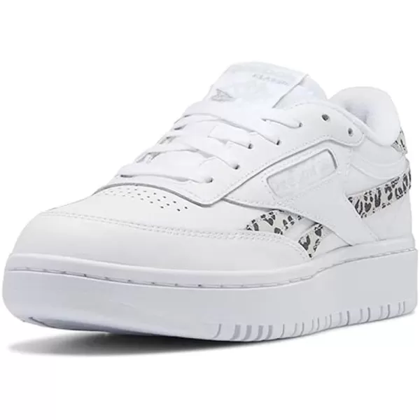 imageReebok Womens Club C Double SneakerWhiteCore BlackPure Grey