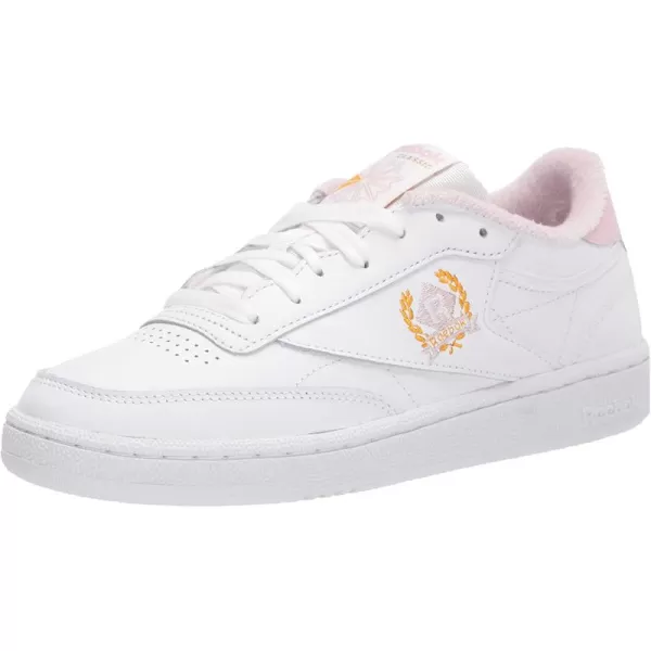 imageReebok Womens Club C Walking Shoe in White and Frost Berry