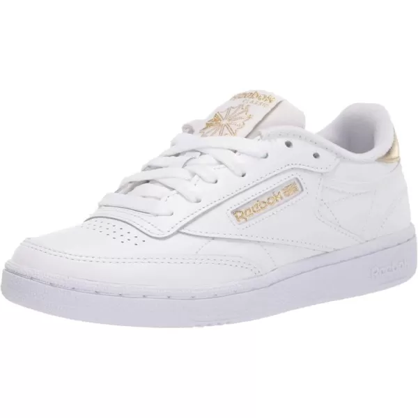 imageReebok Womens Club C Walking Shoe in WhiteGold MetWhite