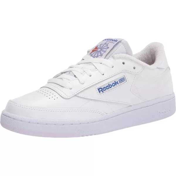 imageReebok Womens Club C Walking Shoes in White Luminous Lilac and Court Blue