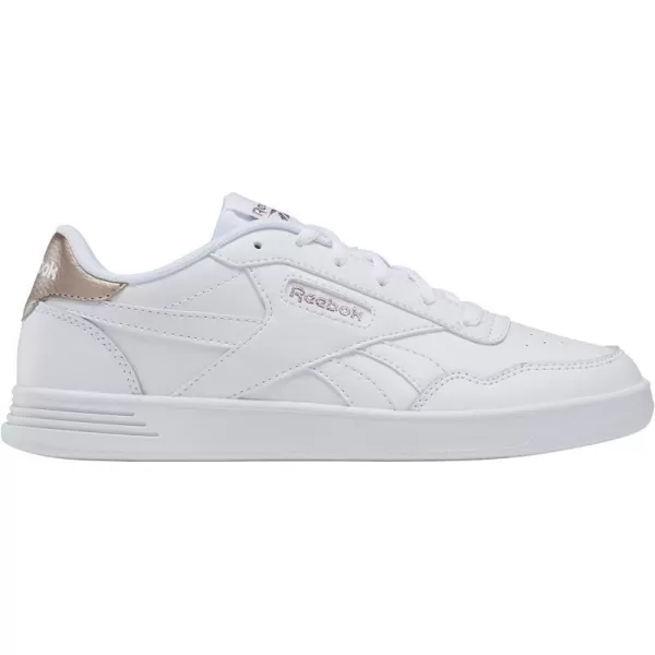 imageReebok Womens Court Advance SneakerWhiteRose Gold