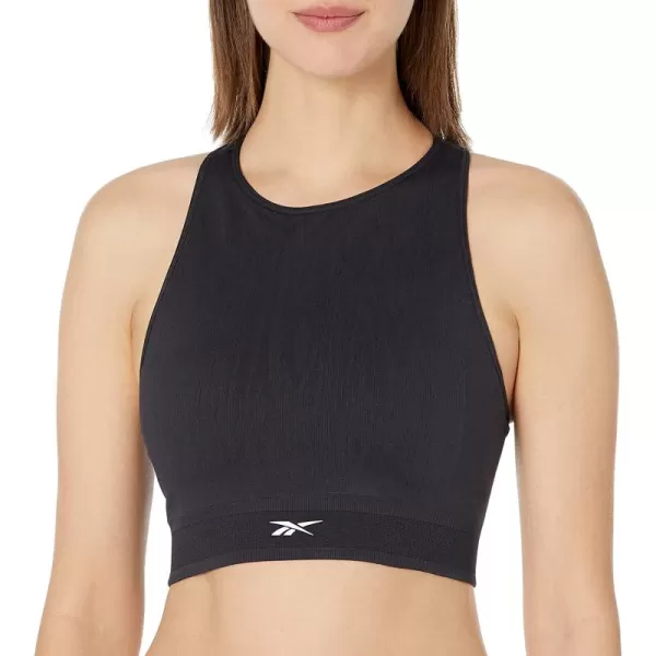 imageReebok Womens Crop Tank in Black and White