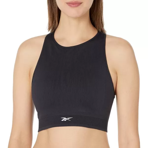 imageReebok Womens Crop TankBlackWhite