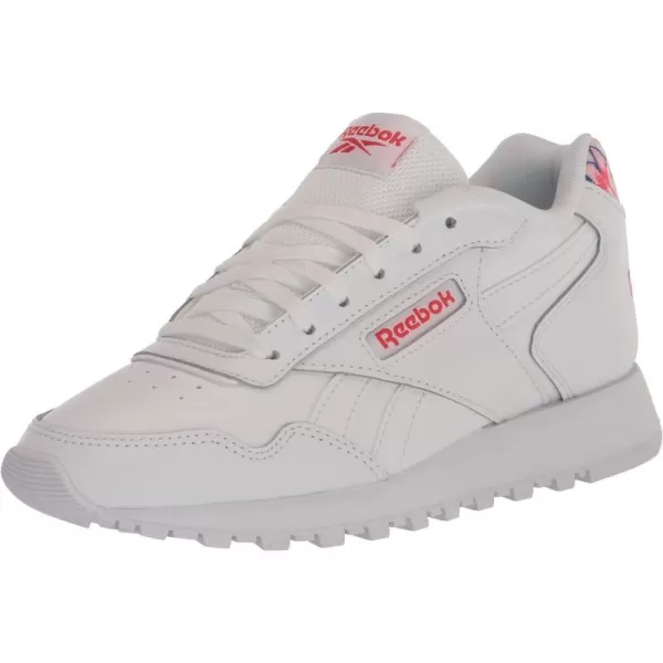 imageReebok Womens Glide SneakerWhitePink GlowCherry