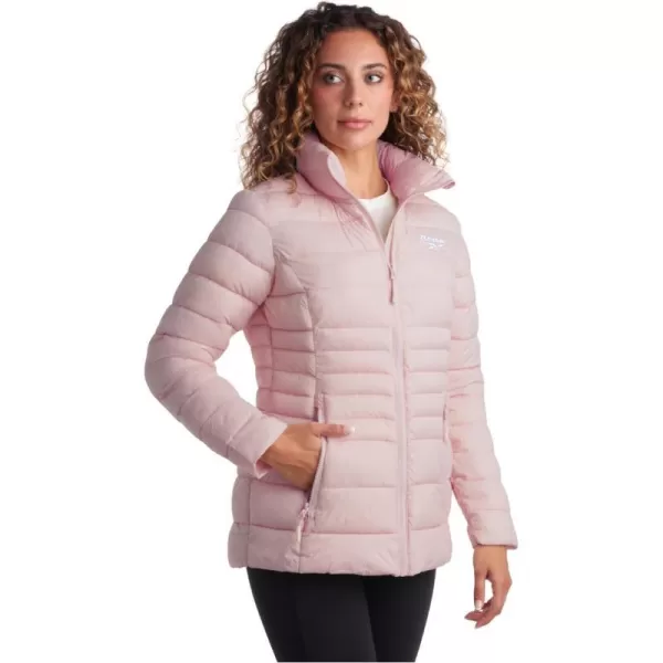 imageReebok Womens Jacket  Lightweight Puffer Parka Coat  Casual Jacket for Women SXLDusty Rose
