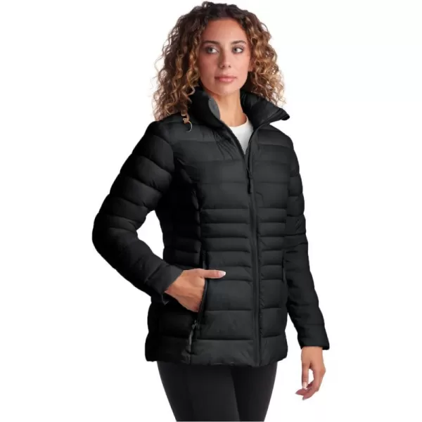 imageReebok Womens Jacket  Lightweight Puffer Parka Coat  Casual Jacket for Women SXLPremium Black