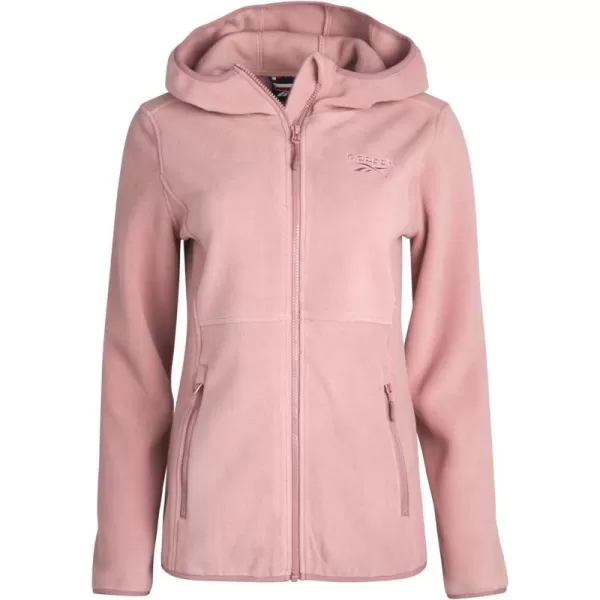 imageReebok Womens Jacket  Weather Resistant Polar Fleece Lined Jacket  Lightweight Outerwear Windbreaker Coat for Women SXLDusty Rose