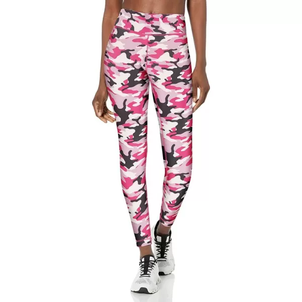 imageReebok Womens Lux Leggings in Semi Proud Pink Camo Print