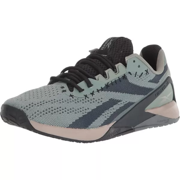 imageReebok Womens Nano X1 Cross TrainerHarmony GreenBlackPure Grey