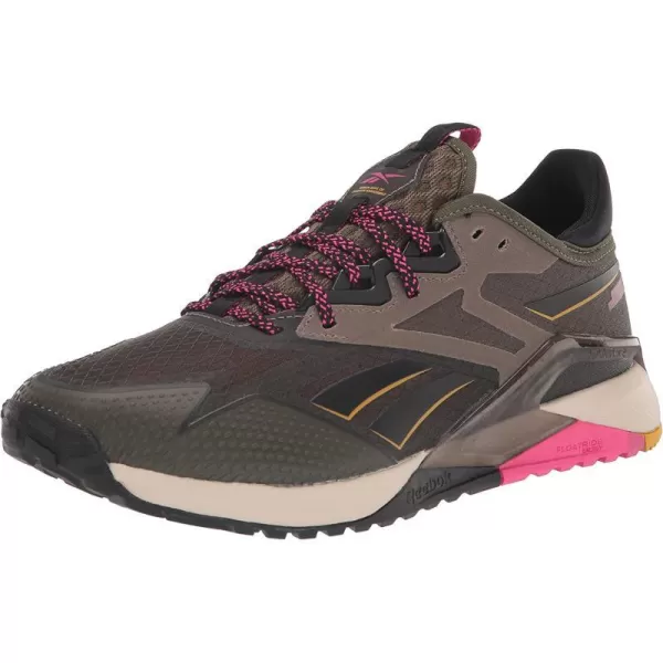 imageReebok Womens Nano X2 Tr Adventure Cross TrainerArmy GreenBlackProud Pink