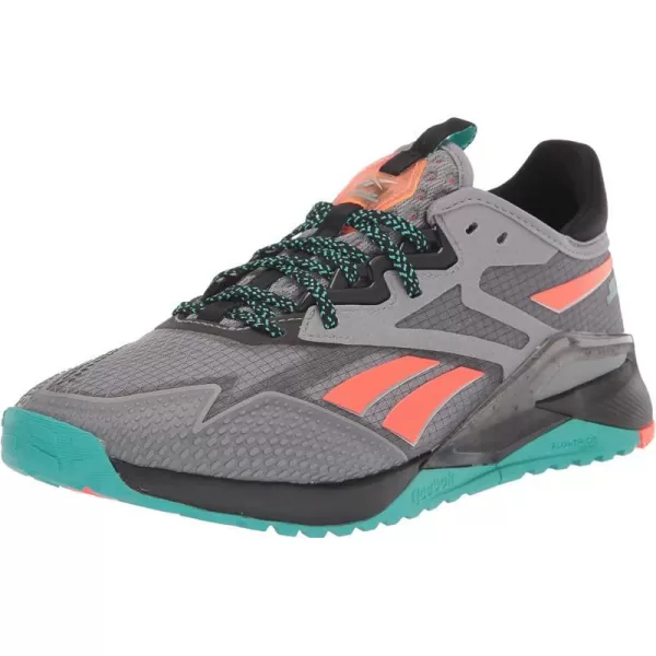 imageReebok Womens Nano X2 Tr Adventure Cross TrainerPure GreyBlackClassic Teal