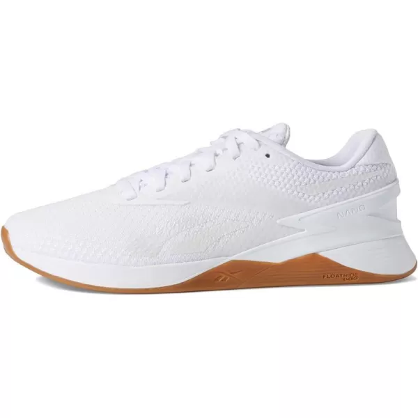 imageReebok Womens Nano X3 Cross TrainerFootwear WhiteCold GreyReebok Rubber Gum