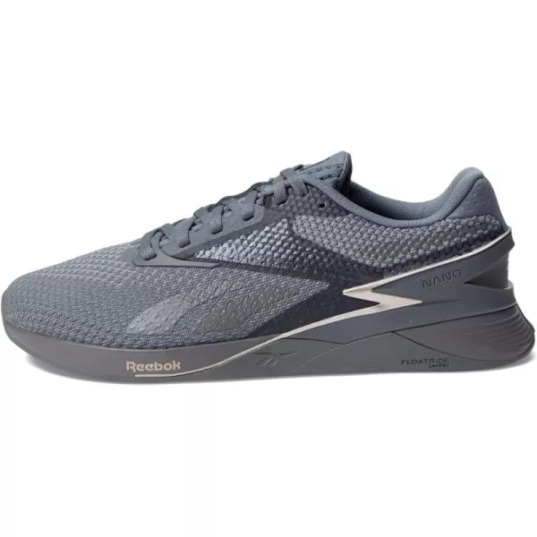 imageReebok Womens Nano X3 Training ShoesPure GreyTaupe Metallic