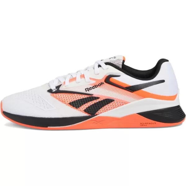 imageReebok Womens Nano X4 SneakerFootwear WhiteBlackOrange Flare