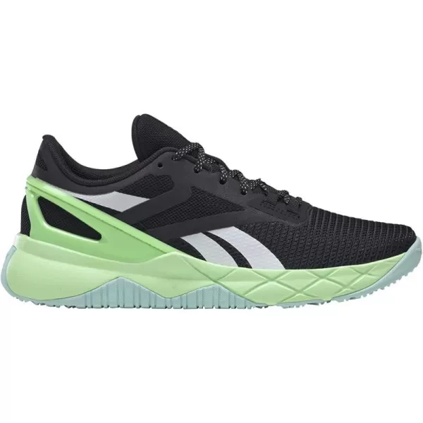 imageReebok Womens Nanoflex TR Cross TrainerCore BlackDigital GlowNeon Mint