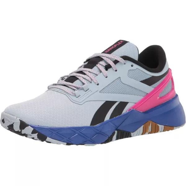 imageReebok Womens Nanoflex TR Cross TrainerGable GreyBlackPursuit Pink